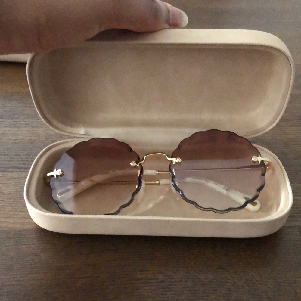 Pink Chloe Sunglasses